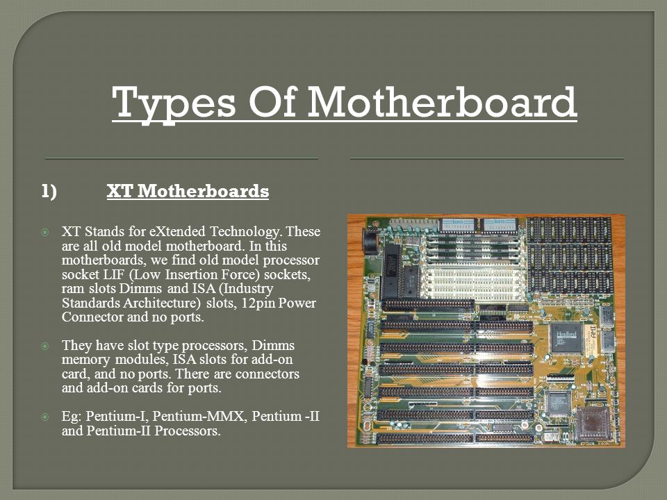 Ppt on motherboard sale